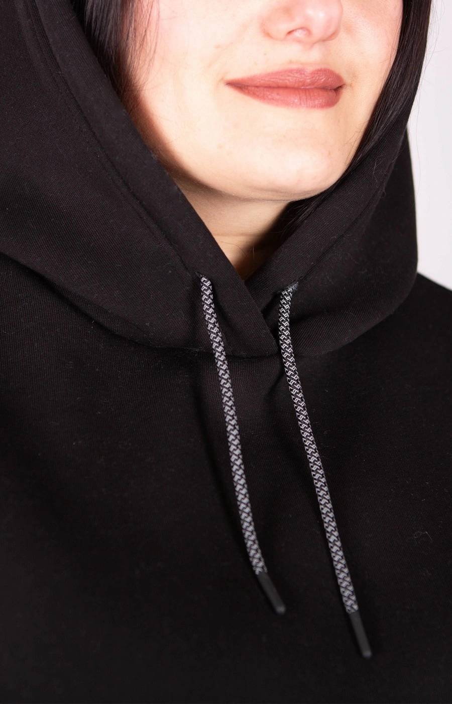 Толстовка-худи с капюшоном большого размера Толстовка-худи с капюшоном большого размера