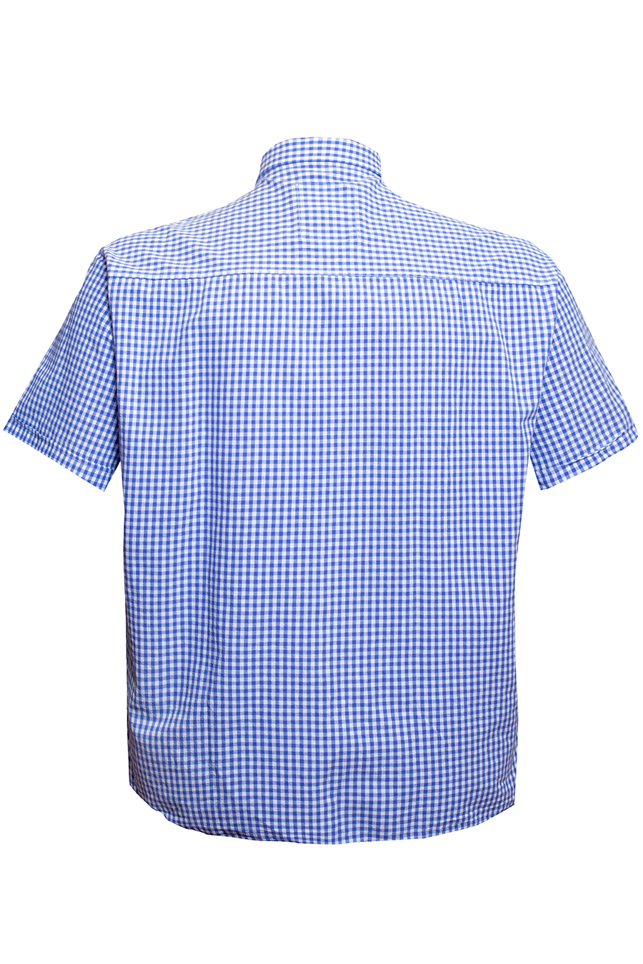 Белая рубашка Castelli в синюю клетку большого размера
