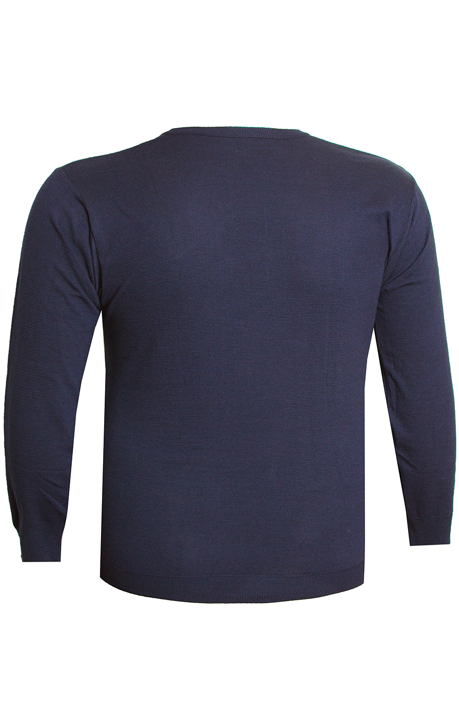 Темно-синий свитер большого размера