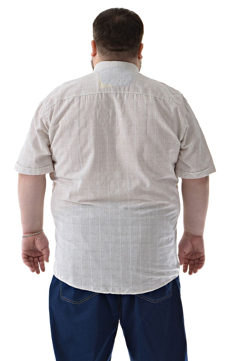 Рубашка светло-бежевая Castelli  большого размера