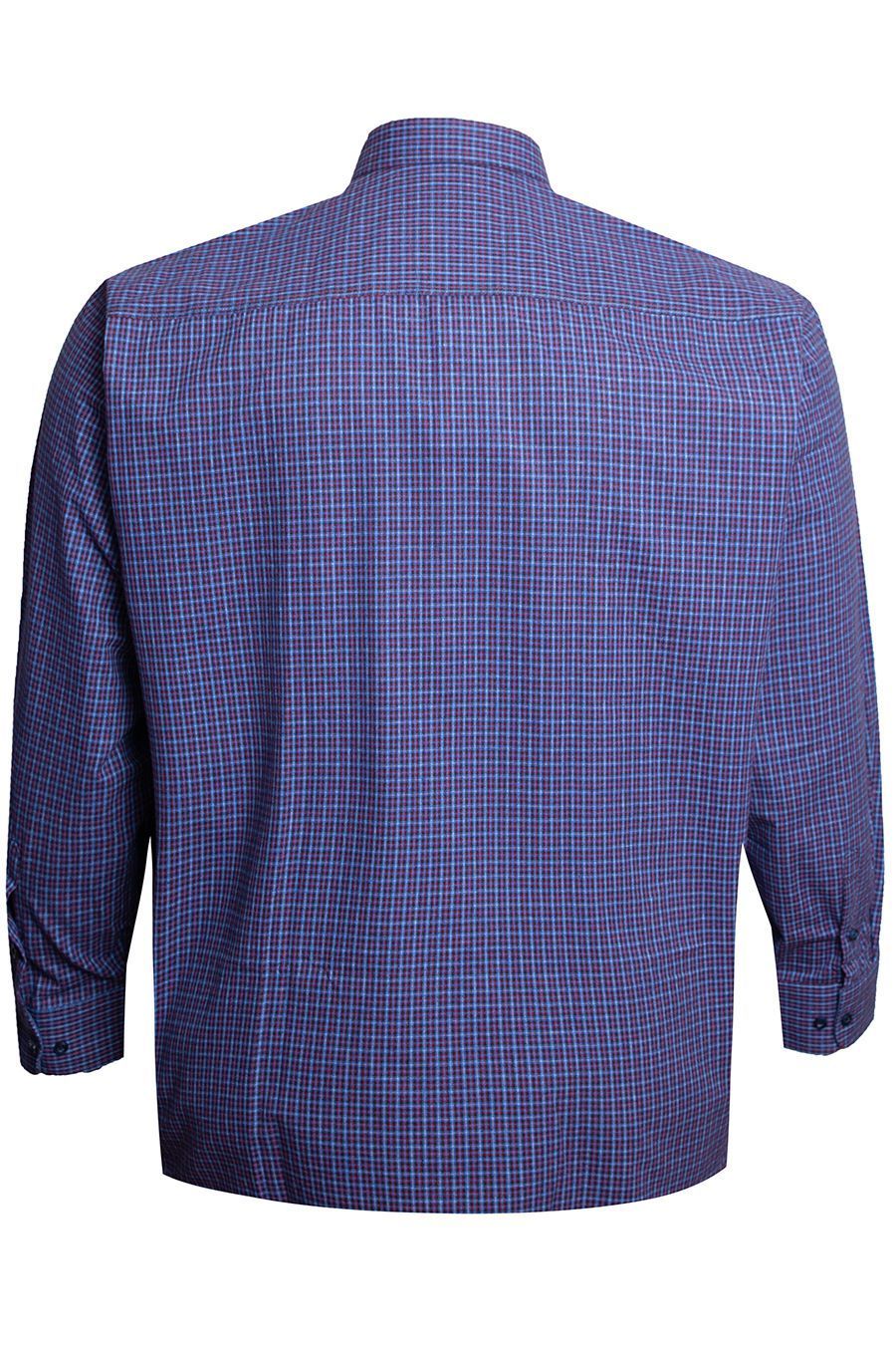 Рубашка Birindelli Синяя, индиго,красная клетка большого размера