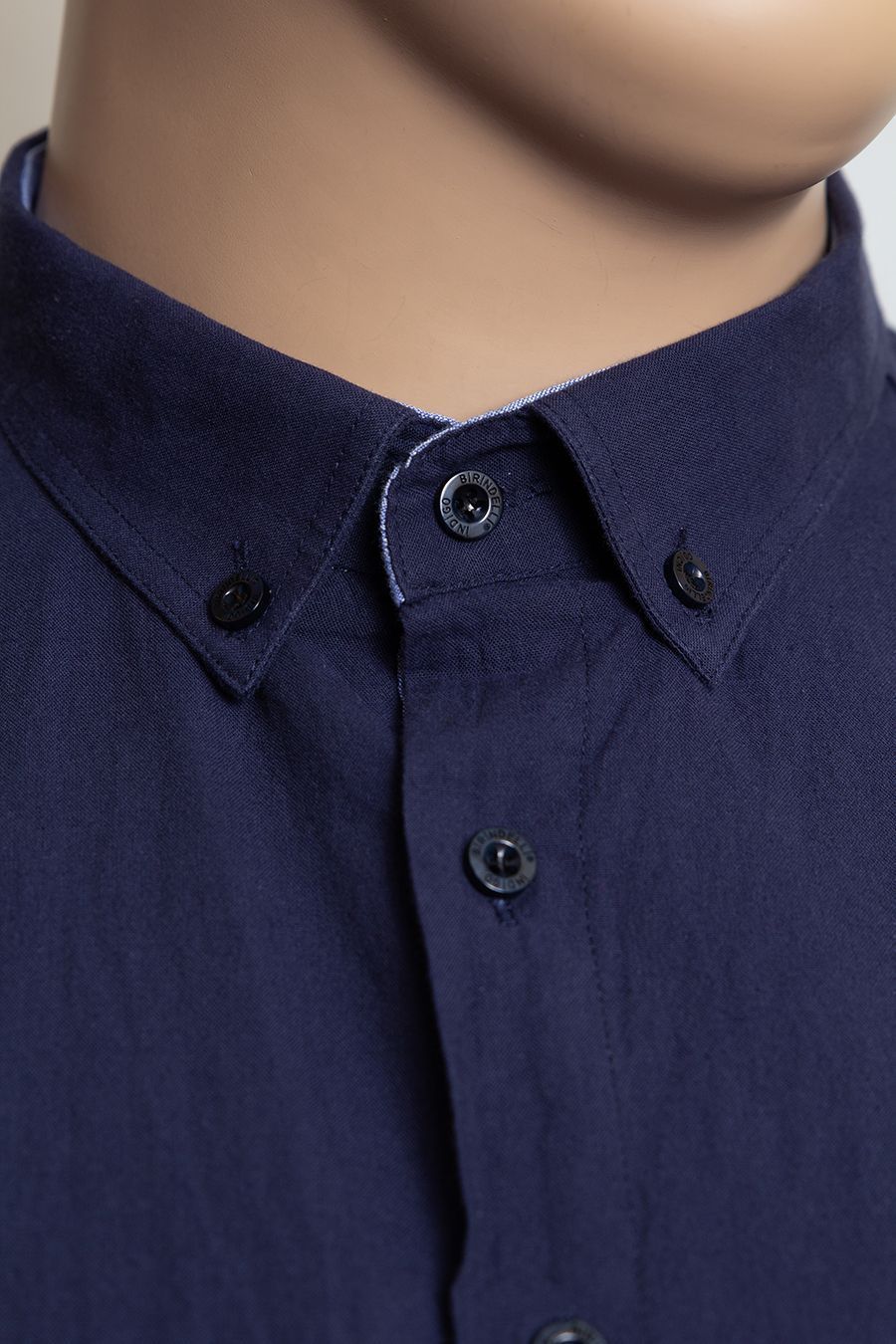 Рубашка Birindelli Тёмно синяя большого размера