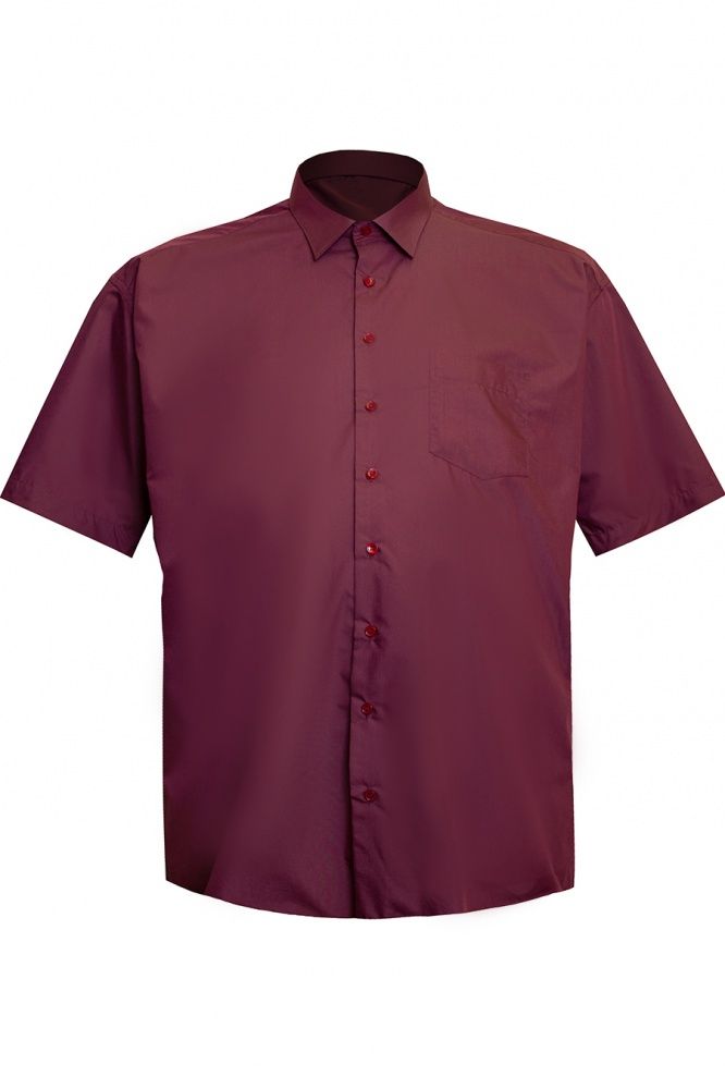 Бордовая рубашка Castelli большого размера