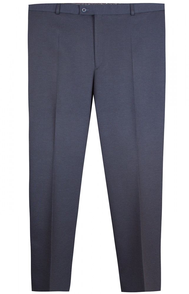 Костюмные брюки темно-синие большого размера
