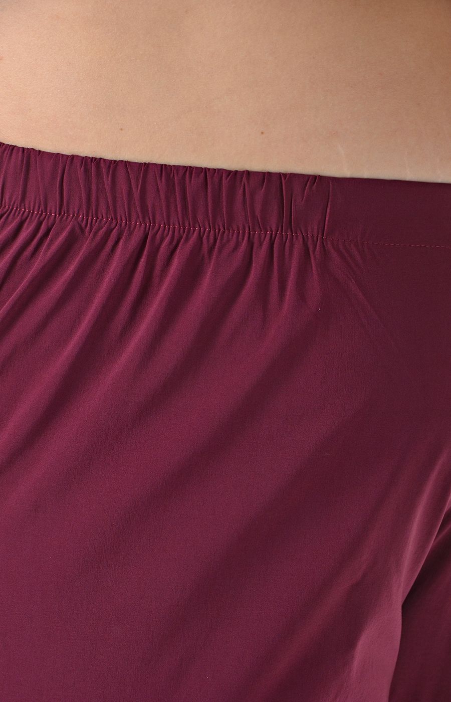 Тонкие бордовые брюки "палаццо" большого размера