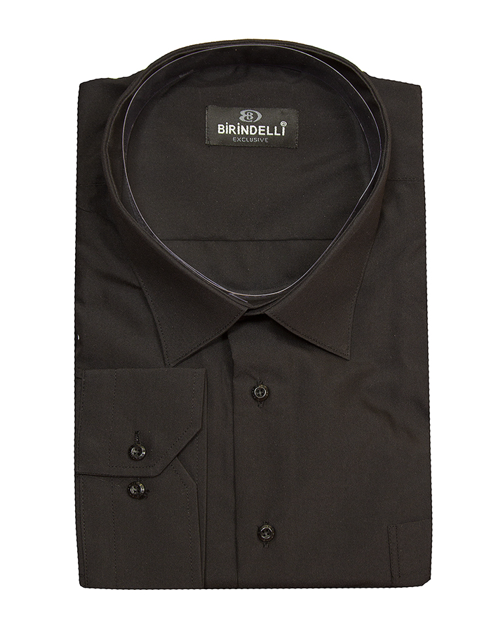 Рубашка Birindelli черная большого размера