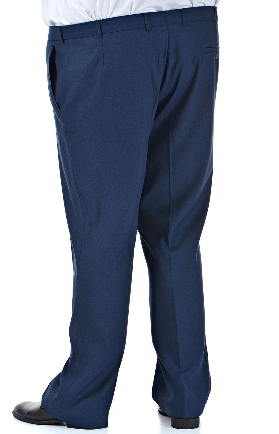 Классические темно синие брюки большого размера