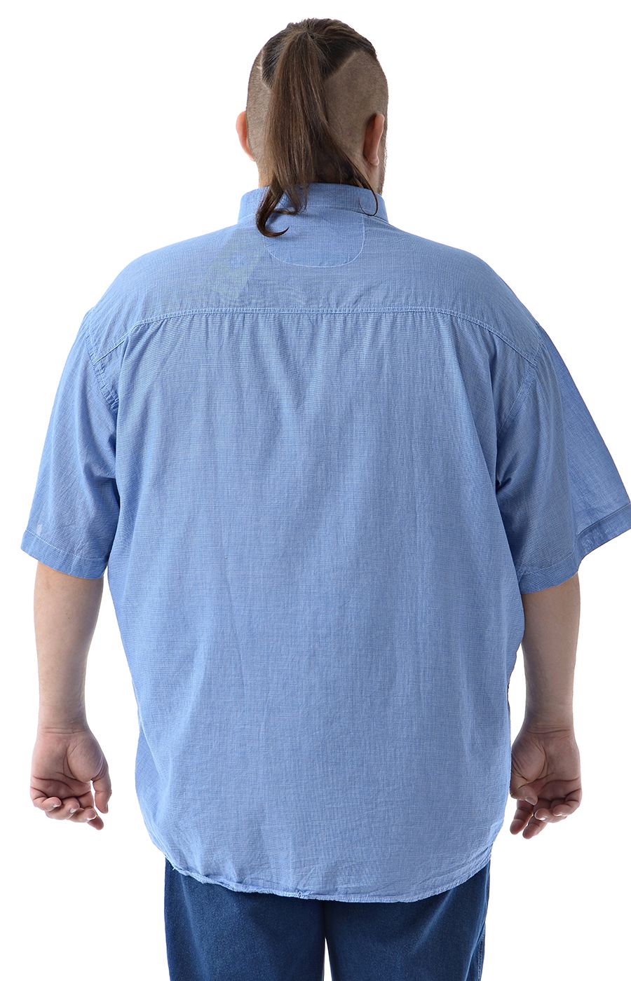 Рубашка синяя Castelli большого размера