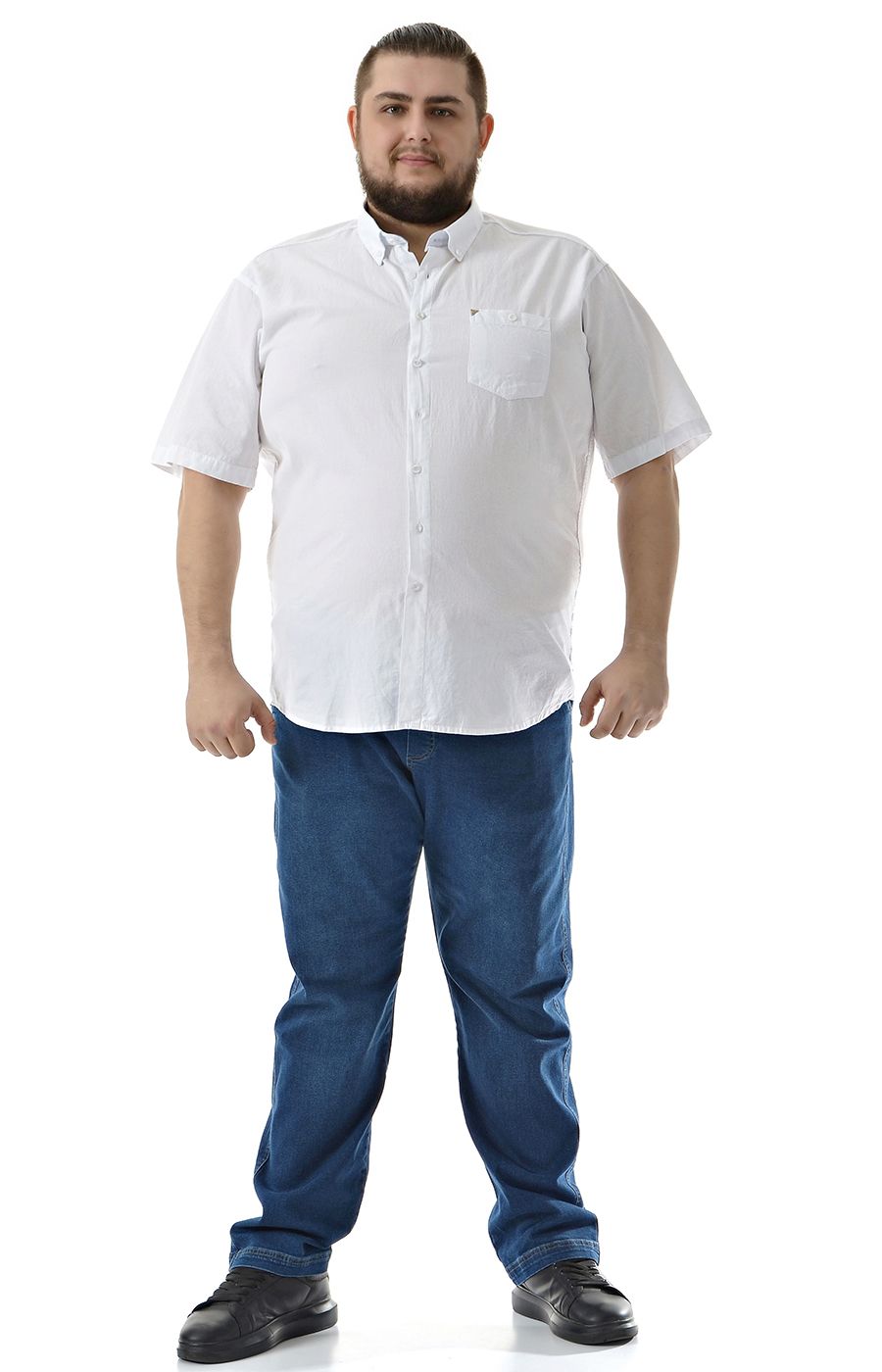Рубашка белая Birindelli большого размера