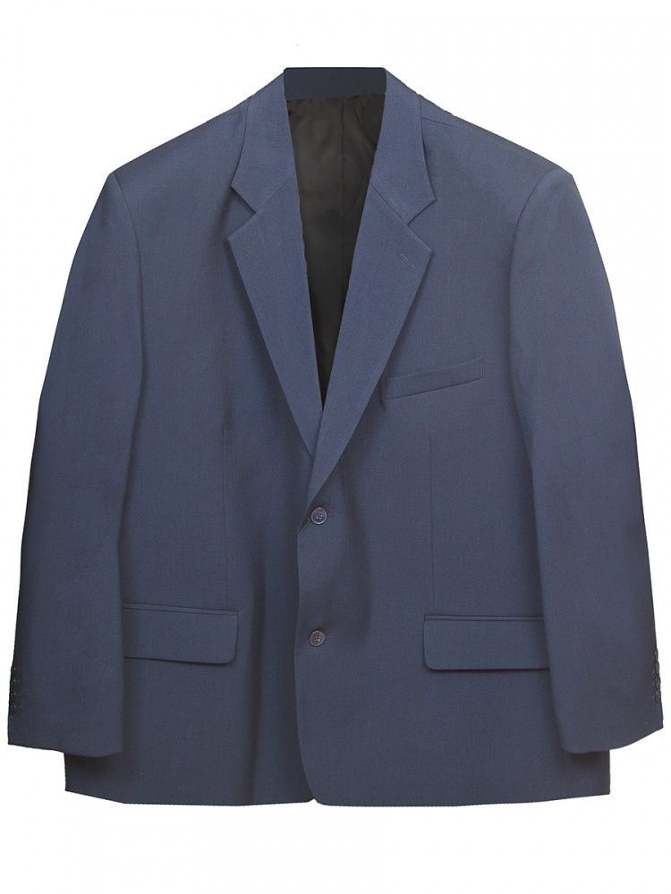 Темно-синий пиджак  большого размера