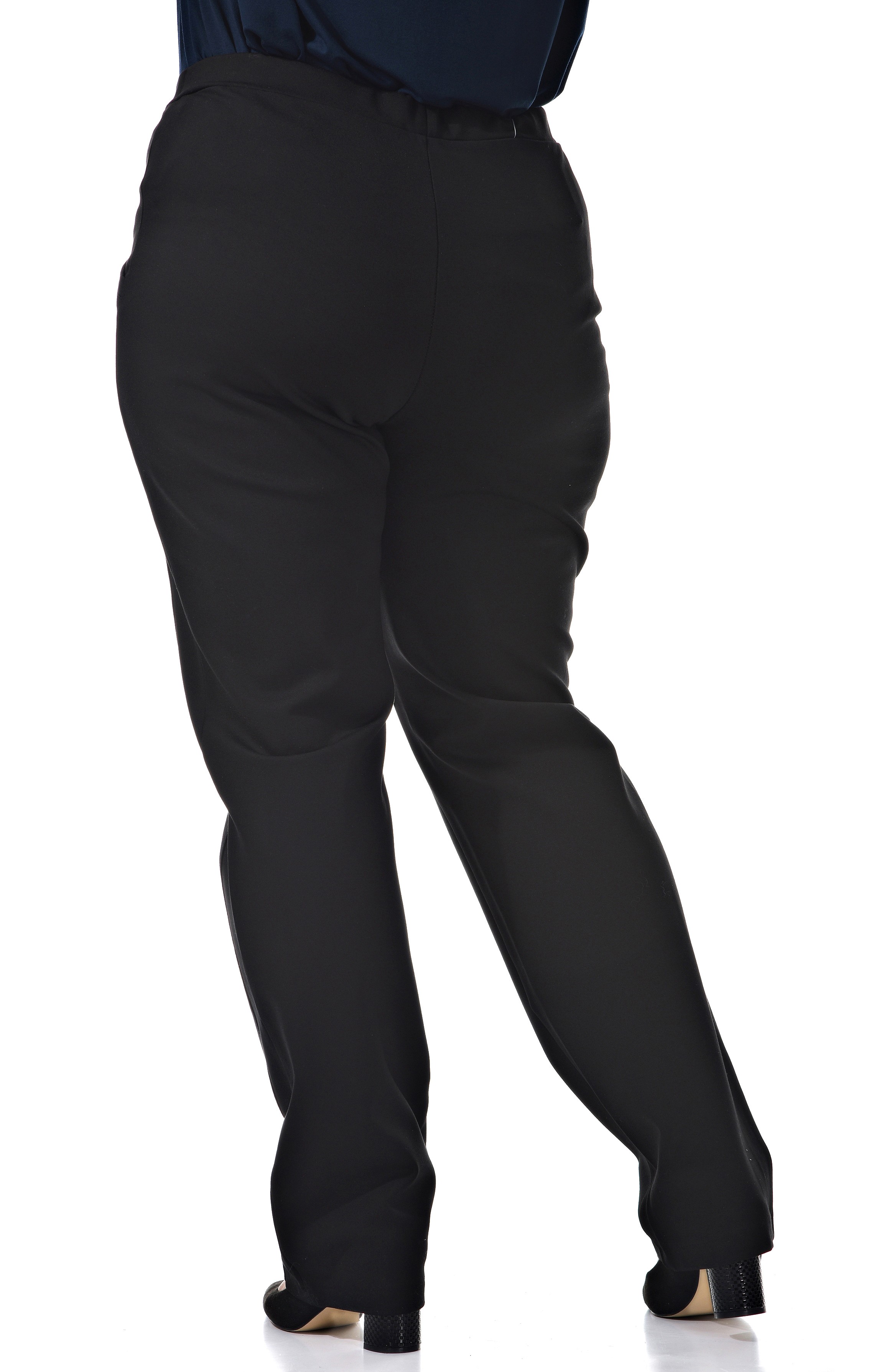 Брюки черные утепленные большого размера Брюки черные утепленные большого размера