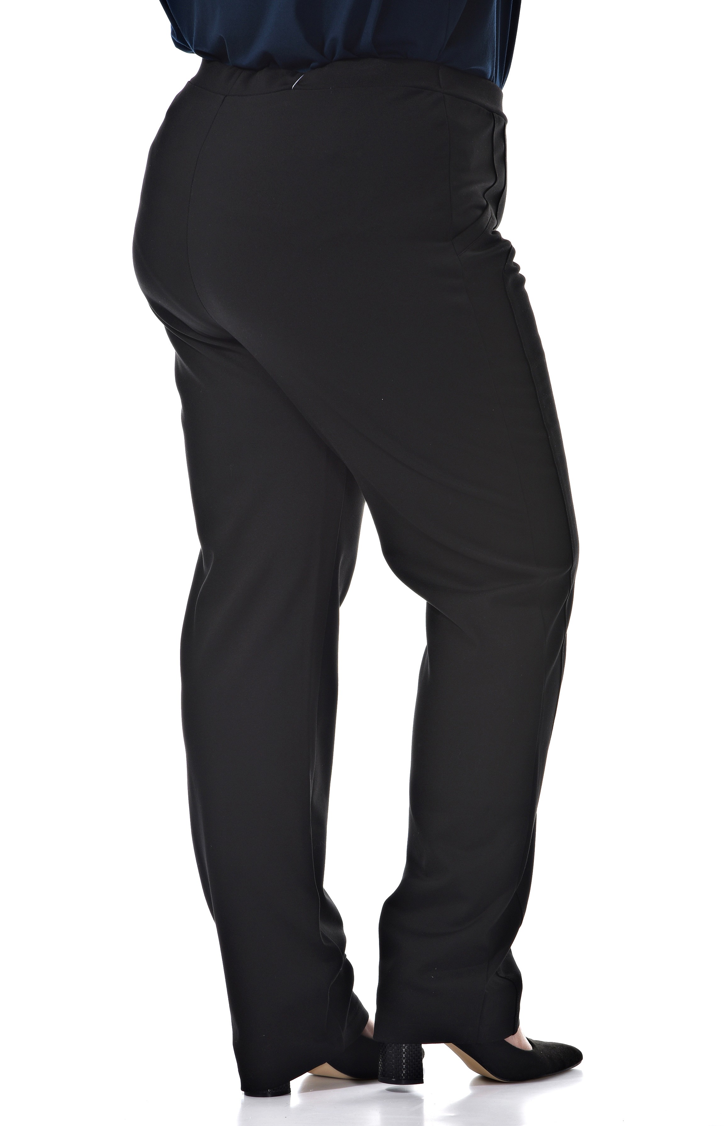 Брюки черные утепленные большого размера Брюки черные утепленные большого размера