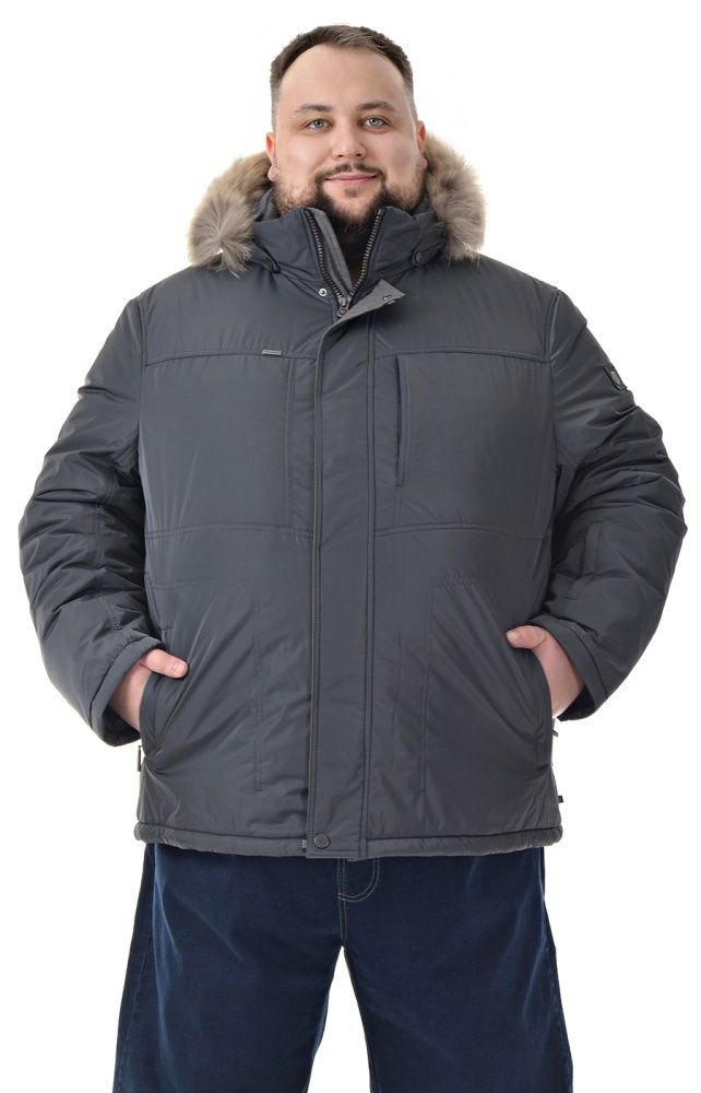 Куртка климат-контроль Auto-jack серая большого размера