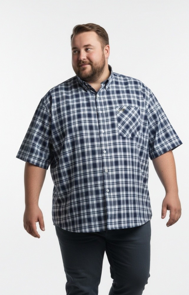 Рубашка  большого размера