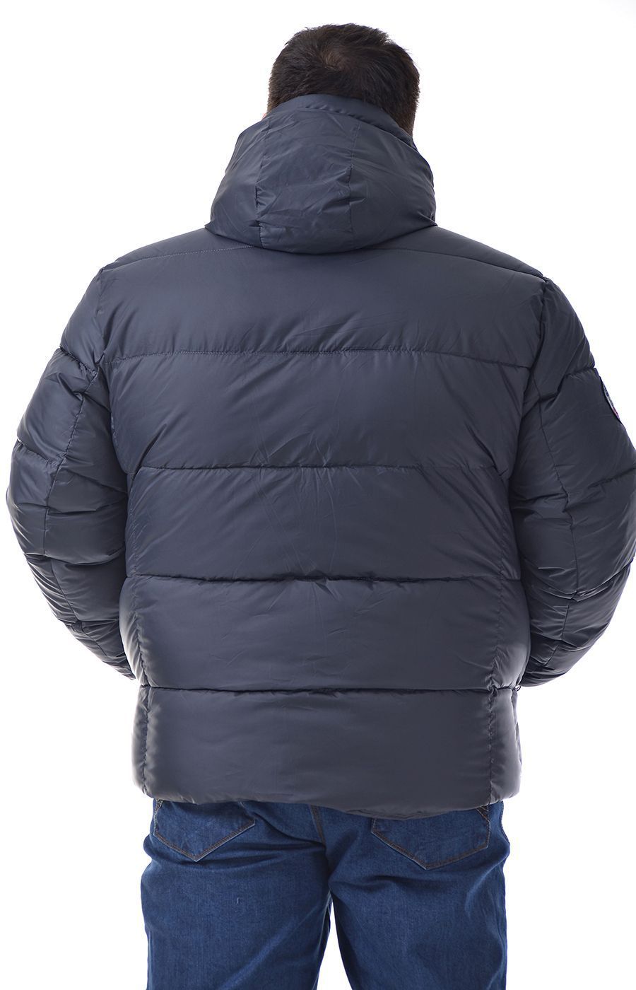 Зимняя куртка с капюшоном (синтепон) большого размера