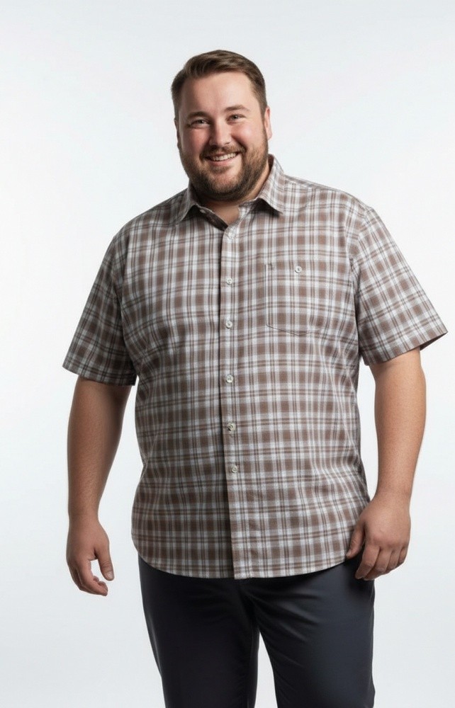 Рубашка  большого размера