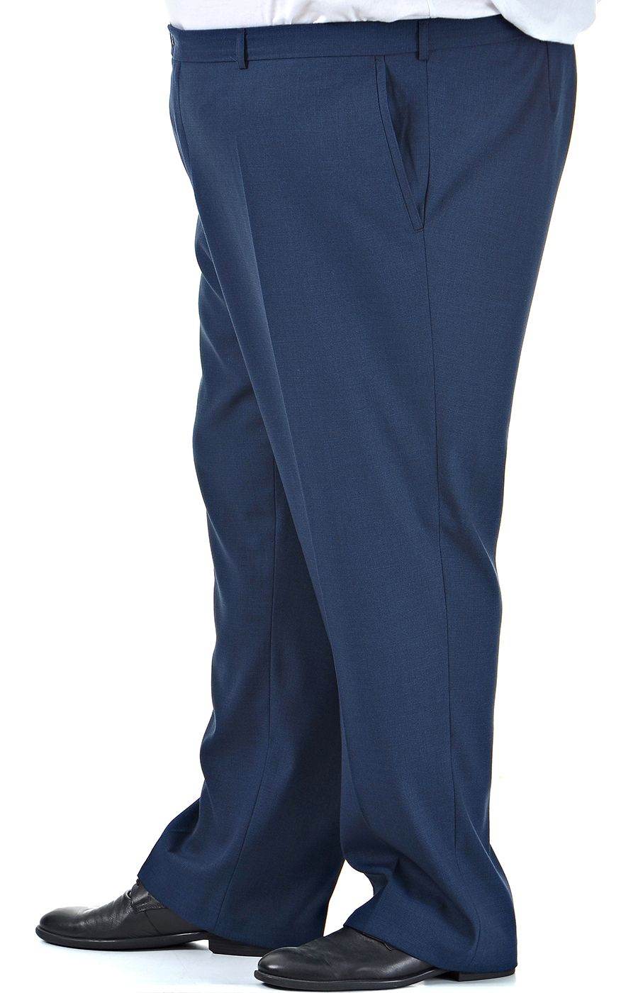 Классические темно синие брюки большого размера