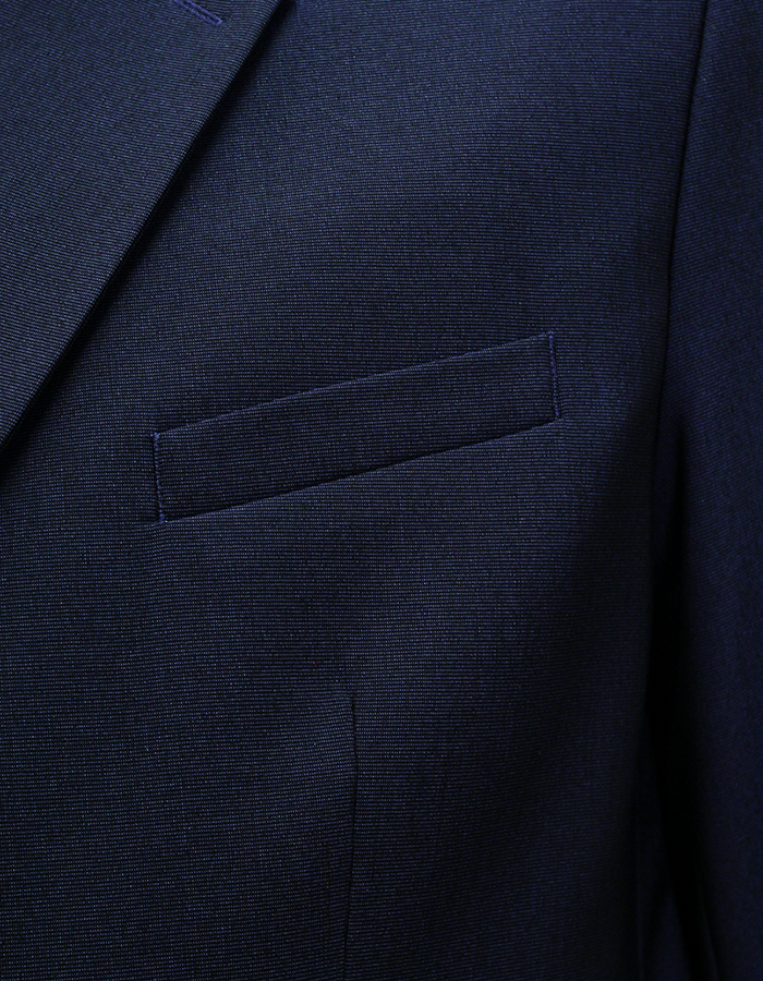 Пиджак темно синего цвета Сервус большого размера