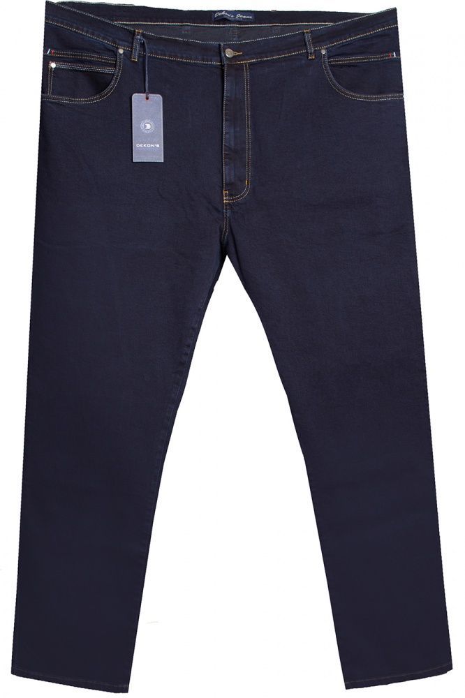 Модель 2403 джинсы темно-синие большого размера