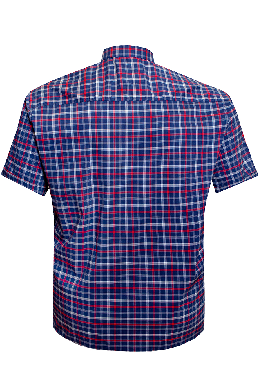 Рубашка Castelli синяя с белой и красной клеткой большого размера