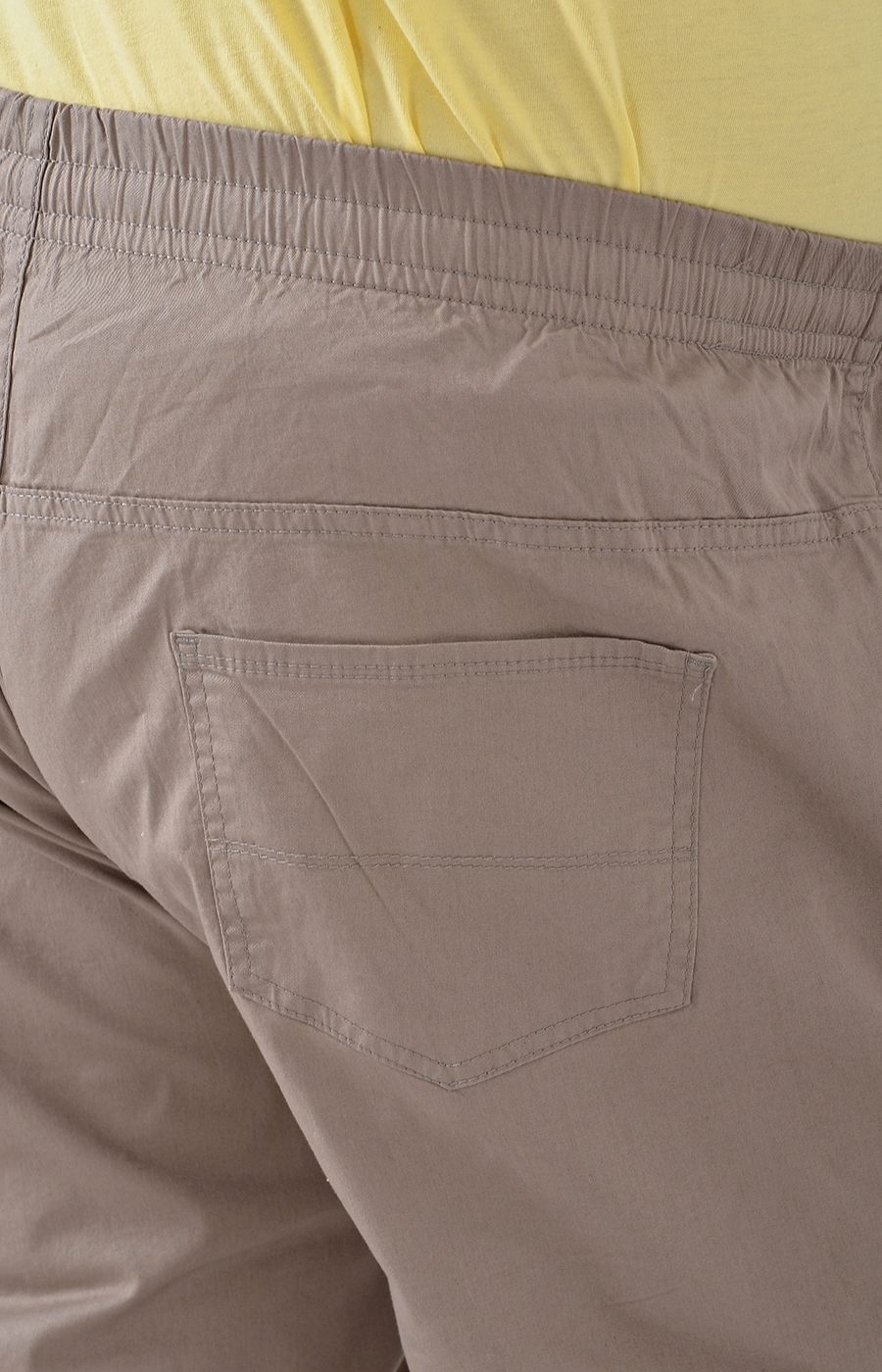 Габардиновые брюки Divest бежевые большого размера