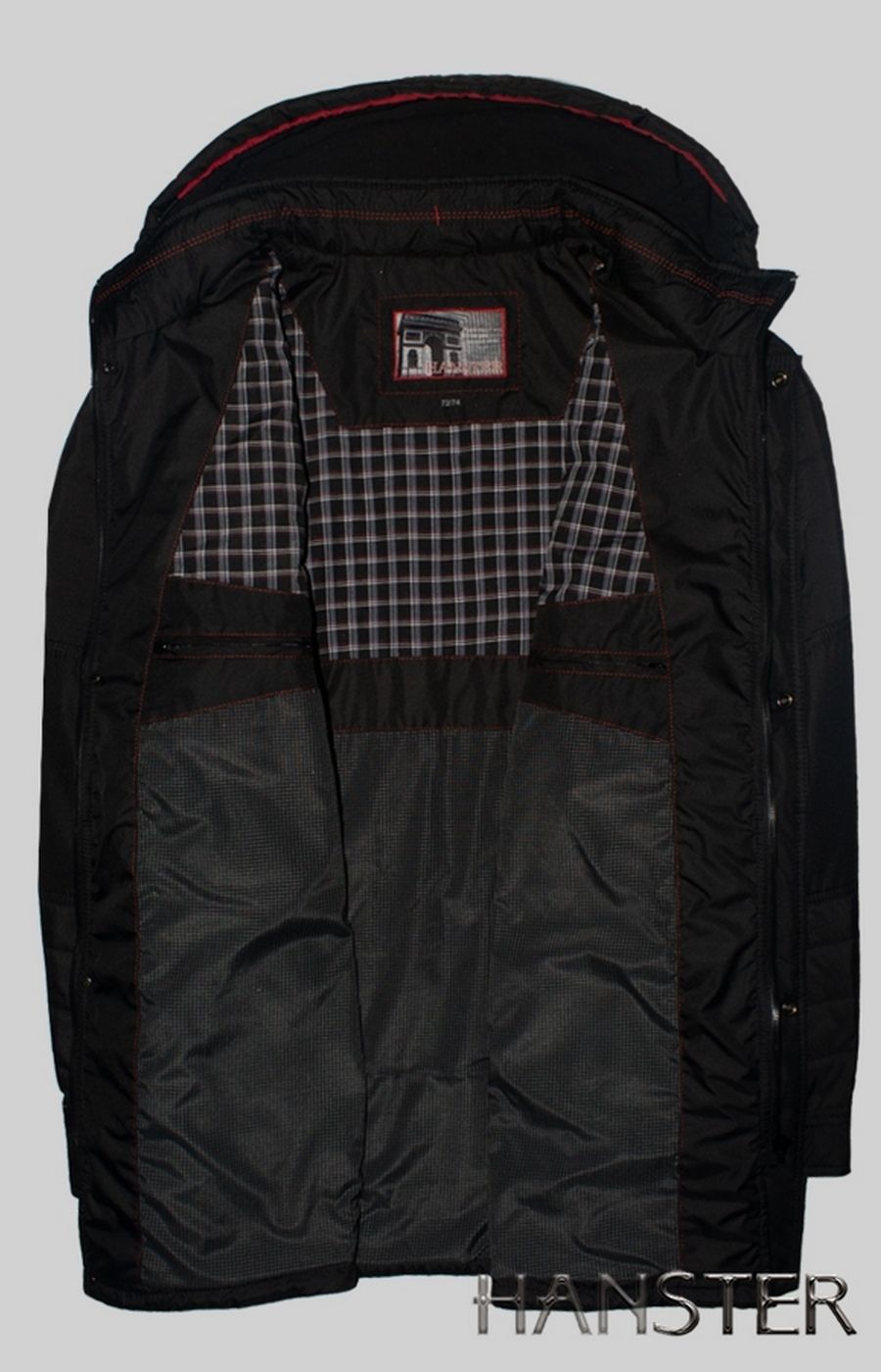 Куртка Талисман-2 чёрная большого размера