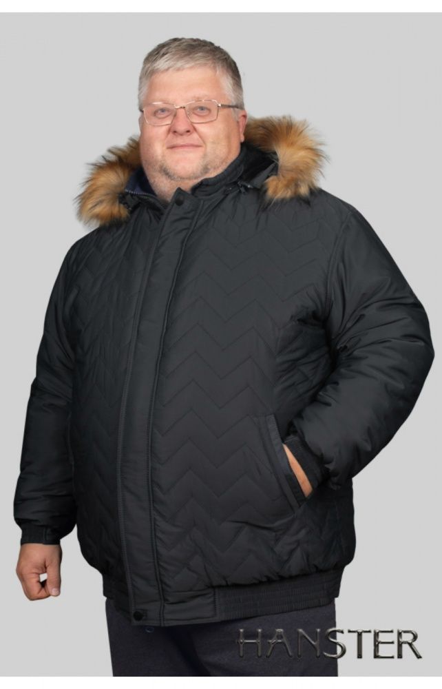 Куртка Шатл-2 черная большого размера