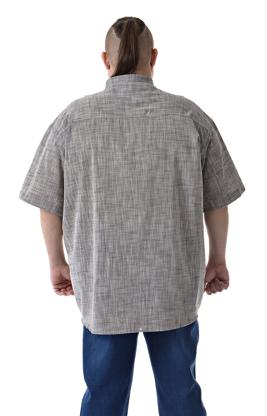 Рубашка тёмно-бежевая Castelli большого размера