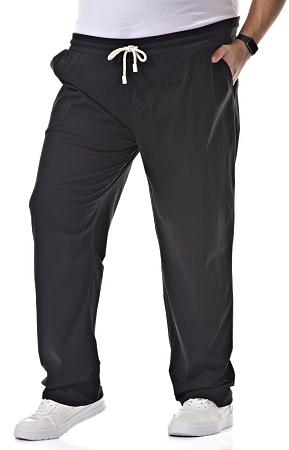 Льняные черные брюки