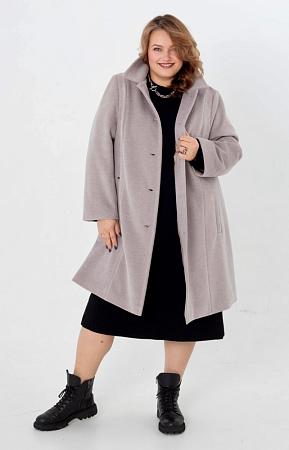 Пальто бежевое