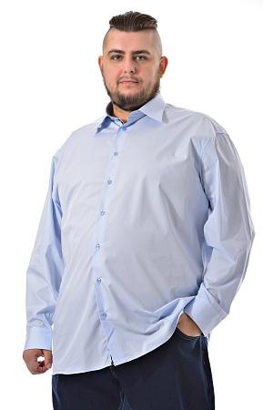 Рубашка офисная голубая