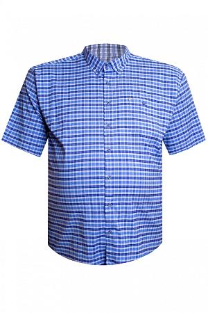 Рубашка светло-голубая в клетку 06-507 