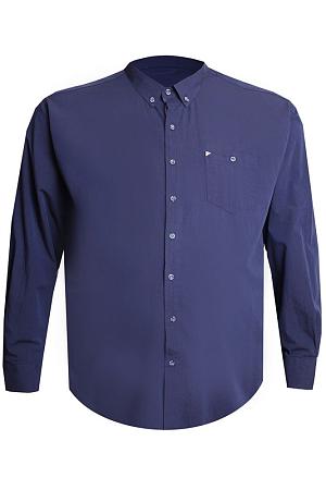 Рубашка Birindelli однотонная тёмно-синяя