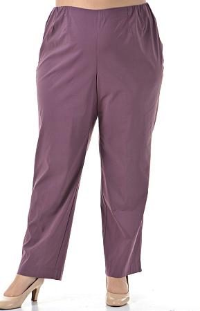 Тонкие лилового цвета брюки