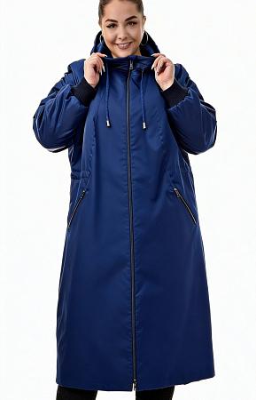 Плащ женский синий