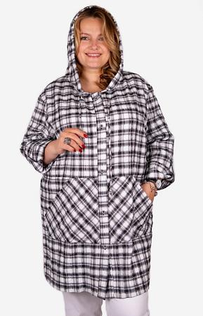 Рубашка женская с капюшоном