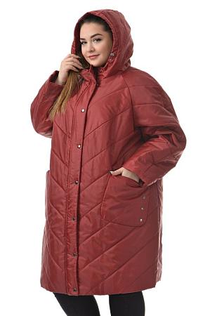 Пальто Хельга терракот