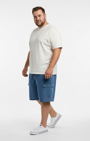 Джинсовые голубые бриджи