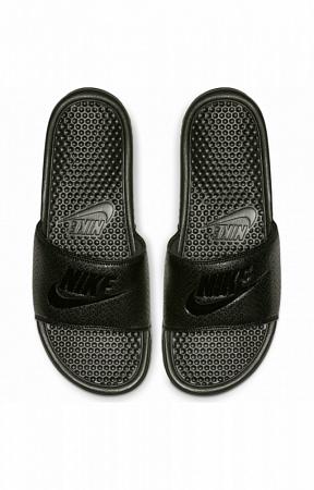 Черные шлепки Nike