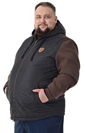 Куртка Самсон-2 черно-коричневая