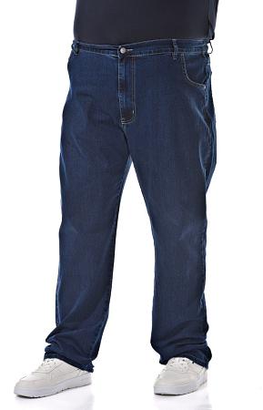 Джинсы на резинке синие