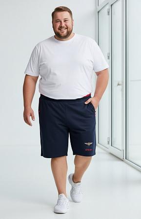  Шорты трикотажные тёмно-синие