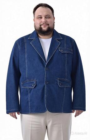Джинсовый синий пиджак