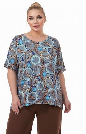 Футболка серая с кругами