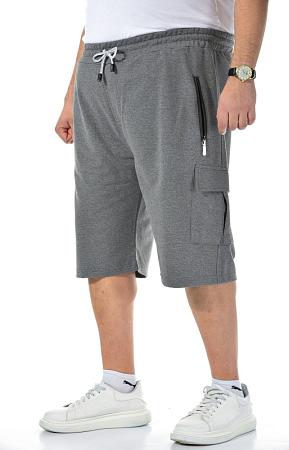 Спортивные серые бриджи