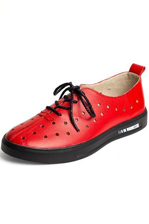 Ботинки красные