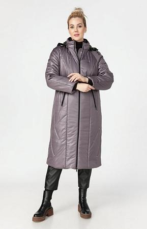 Пальто Лорена баклажановое