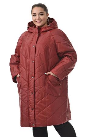 Пальто Хельга терракот