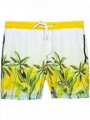 Купальные шорты OLZER с яркими пальмами