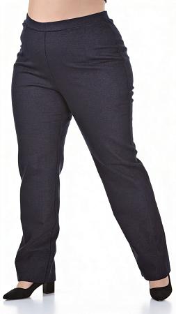 Брюки синие трикотажные
